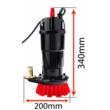 Pompa submersibila pentru apa curata si murdara, 1" capacitate 8000 l/h, Red Technic