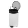 Cos de gunoi cu pedala, capacitate 12 litri, insertie ignifuga, alb, PowerX