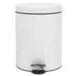  Cos de gunoi cu pedala, capacitate 5 litri, insertie ignifuga, alb, PowerX