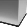  Cos de gunoi pentru colectare selectiva, sticla, hartie, plastic, deseuri mixte, 4x60 l, gri, PowerX