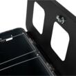 Cos de gunoi pentru colectare selectiva, hartie, plastic, deseuri mixte, 3x60, otel galvanizat, negru, PowerX