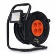  Rola de curent 30 m, cu lampa cu Led atasata, prelungitor cu tambur, Kraft