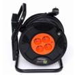  Rola de curent 30 m, cu lampa cu Led atasata, prelungitor cu tambur, Kraft