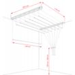 Uscator rufe de tavan 7x120 cm Sepio
