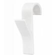 Set 2 carlige din plastic pentru calorifer, 24 x 100 mm, cuier tip carlig pentru prosoape Sepio