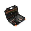 Trusa set 246 burghie si biti pentru lemn, metal, beton, Kraft