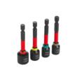 Set 4 chei tubulare hexagonale magnetice,13,10,8,7 mm, Kraft