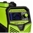  Aparat pentru sudura, afisaj LCD, invertor MMA/TIG Lift, FULX, 330A, verde, Kraft