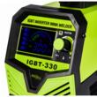  Aparat pentru sudura, afisaj LCD, invertor MMA/TIG Lift, FULX, 330A, verde, Kraft