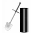 Set perie wc cu suport, inox, negru, Sepio