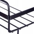  Etajera, raft pentru baie cu vetuze, 83x258x5 mm, Negru, Sepio