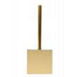 Perie wc cu suport, auriu, design modern, Sepio