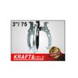 Presa pentru extras rulmenti cu 3 brate, 3" 75 mm, Kraft