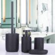 Suport pentru periute dinti, pensule, negru, model 3D, Sepio
