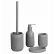 Suport pentru periute dinti, pensule, gri, model 3D, Sepio
