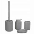 Dozator manual de sapun lichid, 100ml, gri, model contemporan, Sepio