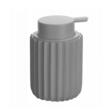 Dozator manual de sapun lichid, 100ml, gri, model contemporan, Sepio