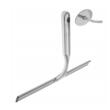Racleta pentru geam, cu maner din inox, dimensiune 24x5,5x18 cm, Sepio