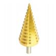 Burghiu conic, carota 4-39 mm, HSS, invelis titan, Verke