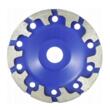 Disc diamantat pentru slefuit materiale dure, 125mm TIP T, slefuire uscata, Verke