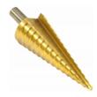 Burghiu conic, 4-32 mm, carota, HSS, invelis titan, Verke
