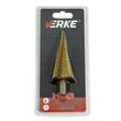 Burghiu conic, 4-32 mm, carota, HSS, invelis titan, Verke