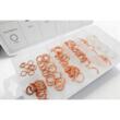 Set saibe etansare, cupru, 95 piese, Verke