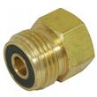Reductie de alamă pentru instalații de gaz, 1/2"-3/8", Verke
