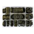  Set saibe de etansare, metal-cauciuc, 240 piese, M6 - M30, Verke