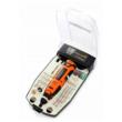 Minipolizor, freza cu acumulator 12V, 25000 rpm, 55 piese, Kraf