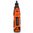 Minipolizor, freza cu acumulator 12V, 25000 rpm, 55 piese, Kraf