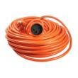 Cablu prelungitor pentru curent, lungime 10 metri, grosime 3 x1.5 mm, portocaliu, Kraft