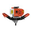  Motoburghiu pe benzina 6,7 kW, 2 timpi, motor complet, nu include burghie, Kraft