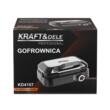 Aparat electric pentru copt vafe, gofrelor, putere 2200 W, Kraft