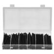  Set 100 tuburi termocontractabile 6 dimensiuni, negre, Kraft