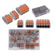Set 60 conectori electrici rapizi, terminale cu clips, PCT-212, PCT-213, PCT-215, Kraft