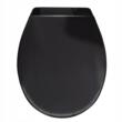 Capac wc, model standard, negru, cersanit, Sepio