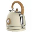 Ceainic, fierbator electric cu termometru, otel inoxidabil, crem cu lemne, 1,8 l, 1850-2200 W, Klausberg