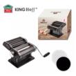  Masina de facut paste, manuala, otel, 15cm, neagra, Kinghoff