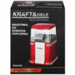 Aparat pentru facut popcorn rosu si alb, 1500W, Kraft