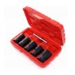 Trusa chei tubulare de impact 1/2", 27, 22, 21, 19, 17mm, 6 piese, Kraft