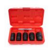 Trusa chei tubulare de impact 1/2", 27, 22, 21, 19, 17mm, 6 piese, Kraft