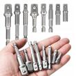 Set adaptoare pentru autofiletanta, 1/4"-3/8"-1/2 ", 8 piese, Kraft
