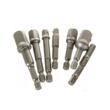 Set adaptoare pentru autofiletanta, 1/4"-3/8"-1/2 ", 8 piese, Kraft