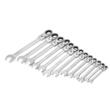 Trusa chei combinate fixe cu clichet, balama, 8-32 mm, 13 bucati, Kraft