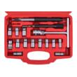  Trusa freze pentru curatarea injectoarelor, 17 piese, Kraft