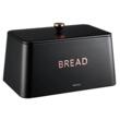 Cutie pentru paine neagra, metalica, 35x23x21cm, Kinghoff