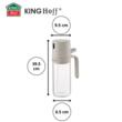 Pulverizator pentru ulei si otet 250 ml, sticla, KingHoff