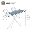 Masă de călcat cu suport, 4 niveluri de reglare, Kinghoff