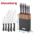  Set de cutite 6 piese cu bloc de salcam, otel inoxidabil, Klausberg